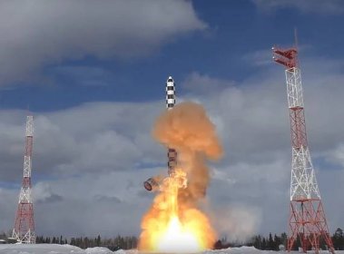 Russia Tests Fires Sarmat ICBM