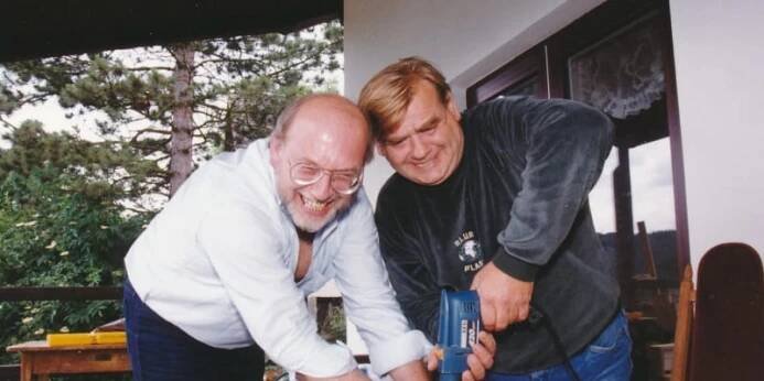 František ve svém království s bratrem Janem. 