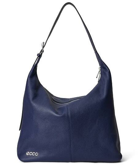 Kožená taška tote ECCO® Hobo - Modrá - Main