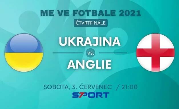 EURO 2021 čtvrtfinále: Ukrajina – Anglie 0:4. Postup Anglie mezi nejlepší čtyřku. 1