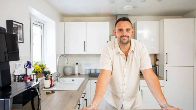 James Soper at his home in Crawley, West Sussex.
