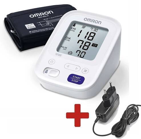 OMRON M3 AC se síťovým zdrojem Omron - tonometr dig.OMRON