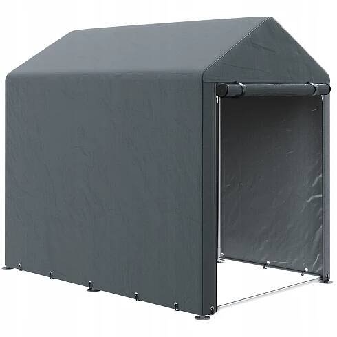 Stan 1,2 x 1,79 x 1,65 m, UV, šedý, na motocykl