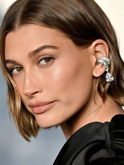 Hailey Bieber's Viral “Strawberry Girl” Makeup Tutorial Could Not Be Easier to Follow — See Photos
