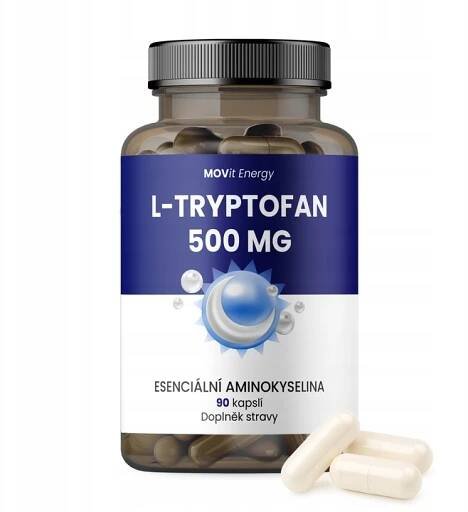 MOVit L-Tryptofan 500 mg, 90 kapslí