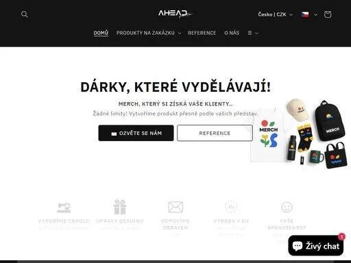 posilte loajalitu klientů a viditelnost značky pomocí firemních dárků na míru nebo reklamních předmětů. rychlá výroba v čr, od designu až po dodání a prémiová péče o zákazníky. merch, který je vidět a vydělává.