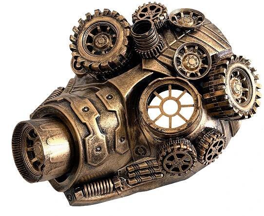 Maska Steampunk - plynová maska s kolečky | imago.cz