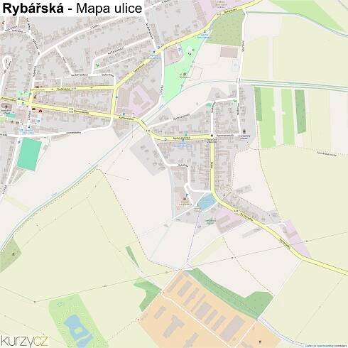 Rybářská - mapy | Kurzy.cz