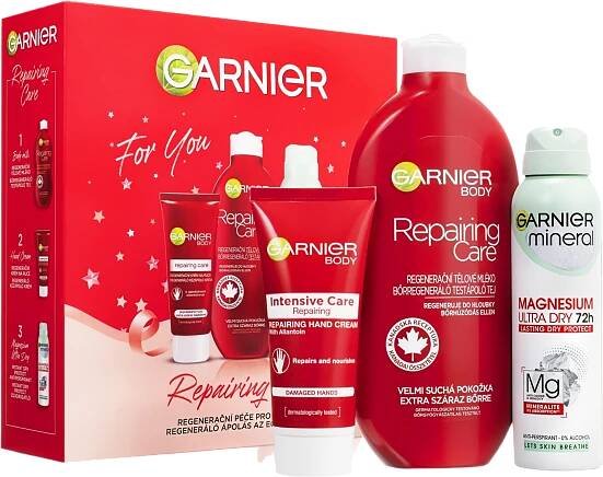 Garnier dárková sada s tělovou péčí 3 ks