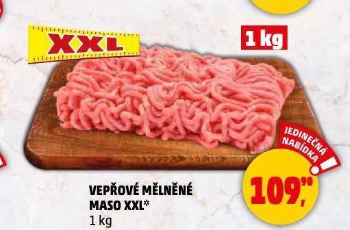 VEPŘOVÉ MĚLNĚNÉ MASO