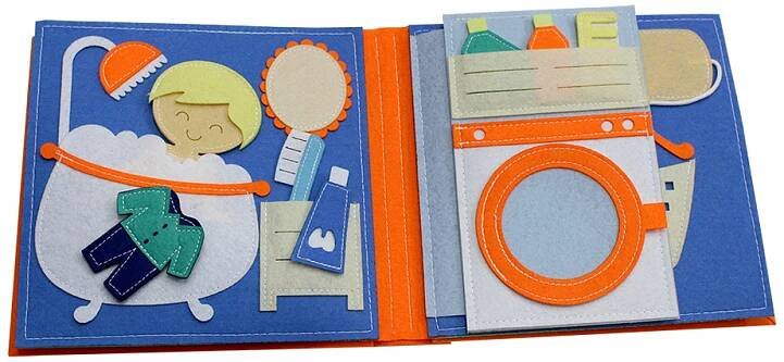 Sách Vải Một Ngày Của Bé Trai 