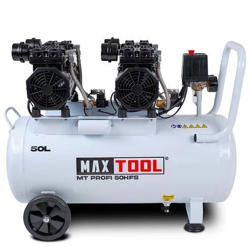 Bezolejový kompresor MAXTOOL MT PROFI 50 HFS - 2800W, záruka 3 roky