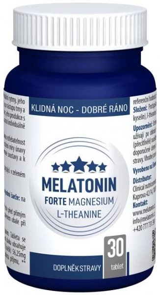 Clinical Melatonin Forte Magnesium L-Theanine 30 tablet