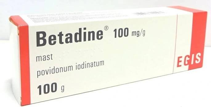BETADINE DRM 100MG/G UNG 100G