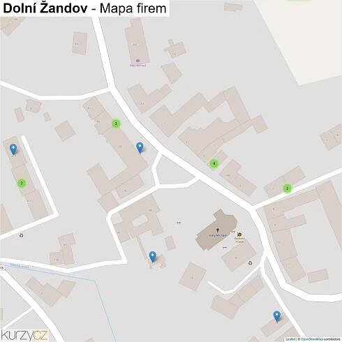 Dolní Žandov - mapy | Kurzy.cz
