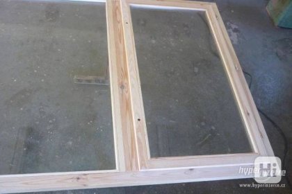 Dřevěné okno ditermové - foto 1