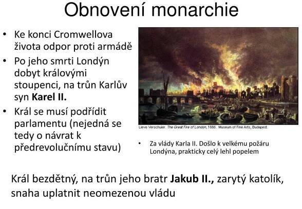 PPT - ANGLICKÁ REVOLUCE PowerPoint Presentation, free download - ID:4705776