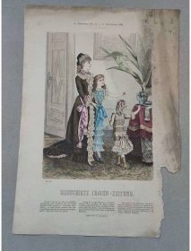 Biedermeier 1882 [móda, oblečení, ženy] - kolorovaná l