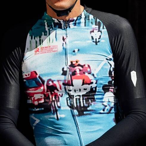 Cycling Gregarius Pro Milano-Sanremo Fondriest Jersey Men Q36.5 - Advanced Lightweight Construction