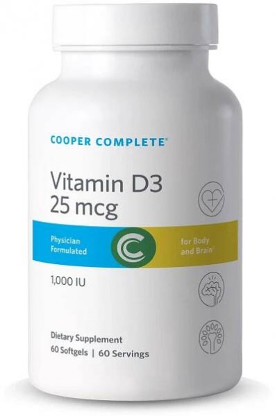Vitamin D3 25 mcg (1000 IU) Supplement