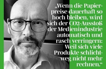 Spiegel-Chefredakteur Steffen Klusmann über Nachhaltigkeit in der grünen Ausgabe des journalists: "Viele Produkte werden sich schlicht nicht mehr rechnen"