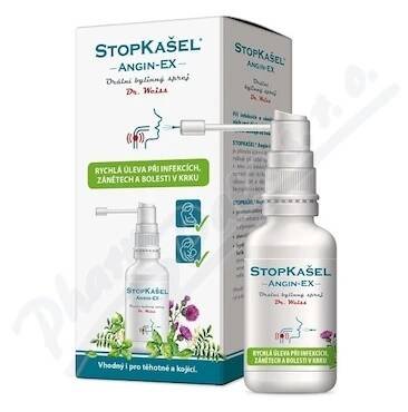 StopKašel ANGIN-EX sprej na bolest v krku 30 ml