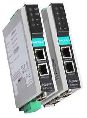Brána, řada: MGate EIP, 2 -porty, MOXA, MGate EIP3270