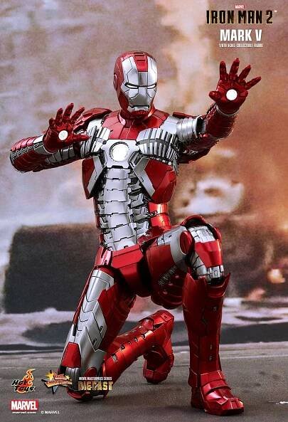 Iron Man 2 - Mark V Diecast - Machinegun