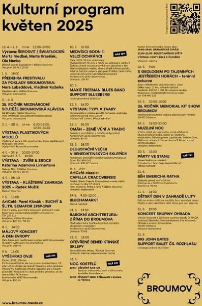 Kulturní program - květen 2025