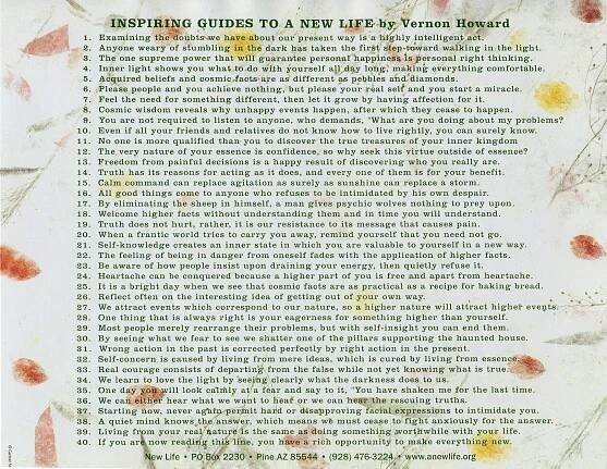What's New — NEW LIFE - Vernon Howard