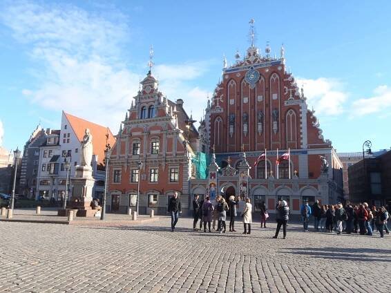 Riga - Dům Černohlavců - Měšťanský dům