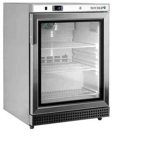 Mrazák s prosklenými dveřmi UF 200 VSG Tefcold