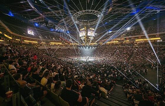 O2 aréna při akci Oktagon Underground 21. května.