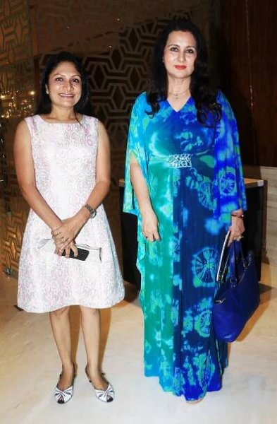 With Bollywood actress Poonam Dhillon