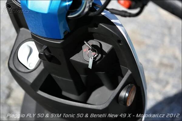 Piaggio Fly 50 & Sym Tonic 50 & Benelli New X 49 | Motorkáři.cz
