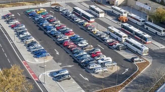Kolín parkoviště foto Stavba roku