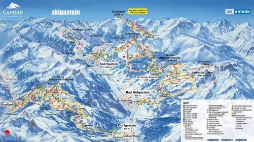 Bad Gastein - Ski amade - Lyžovačka v Alpách