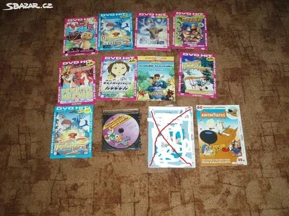 Originál DVD pohádky A 11 ks