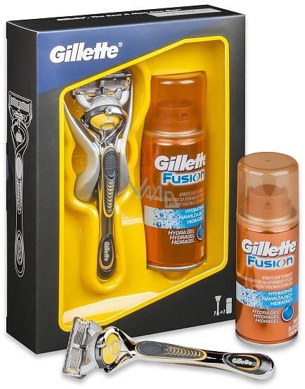 Kazeta GILLETTE Fusion ProShield /strojek + gel 75 ml/ 169 Kč
