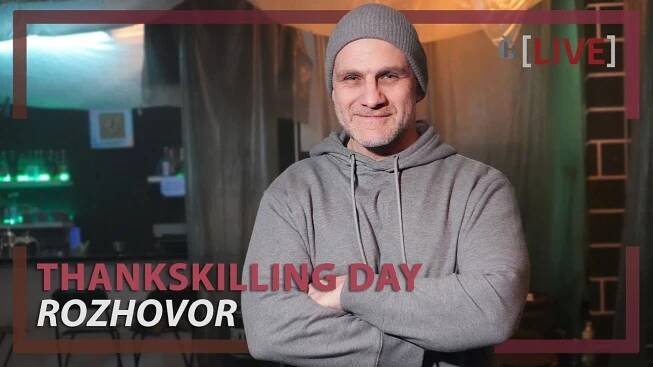 Ján Jackuliak o roli správce v hororu Thankskilling Day, akčních scénách, přípravě či angličtině