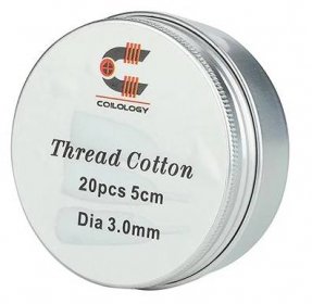 Přírodní vata Coilology Thread Cotton (20ks)