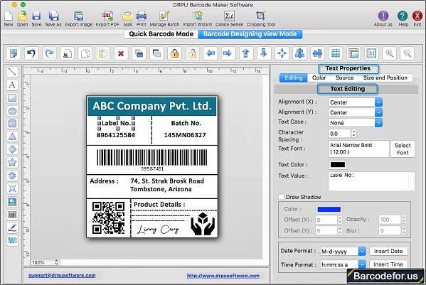 Barcode Generator for Mac