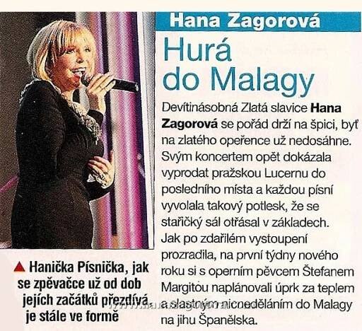 Tisk - články 2008 - Hana Zagorová