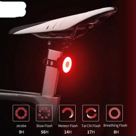 Bicycle Taillight USB Rechargeable Waterproof LED Bike Rear Light Safety Warning Bike Bicycle Light