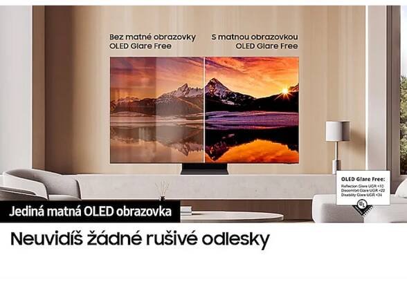 SAMSUNG OLED 4K QE55S95D 55''┃ Kalibrace a kontrola panelu v ceně. Dodávka a montáž u zákazníka (kopia) (kopia)