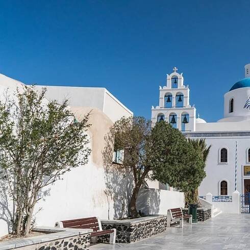 Heraklion: Celodenní výlet na Santorini s průvodcem a plavba trajektem | GetYourGuide