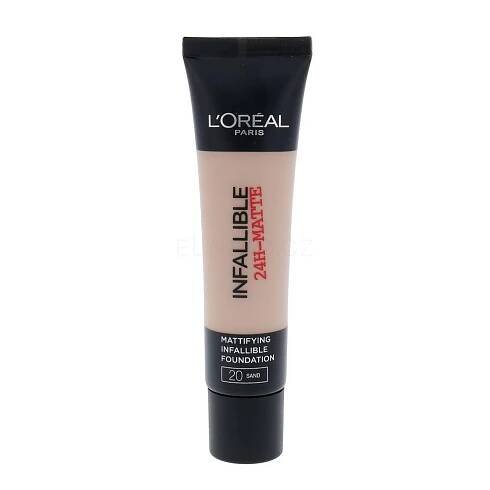 L'Oréal Paris Infaillible 24h-Matte Make-up pro ženy 35 ml Odstín 20 Sand | ELNINO.CZ
