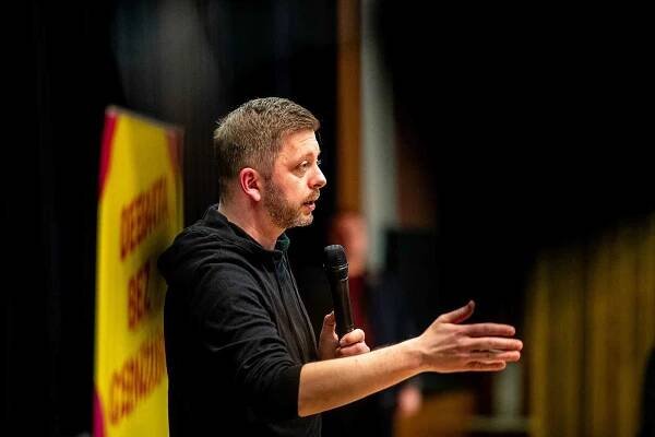 Návštěva Víta Rakušana na debatě s občany, 25. března 2024, Havířov.