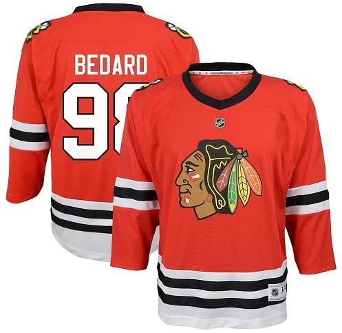 Toddler Chicago Blackhawks Connor Bedard Red Home Replica Player Jersey