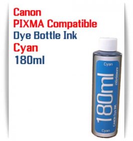 1 180ml Bottle Cyan Dye Ink